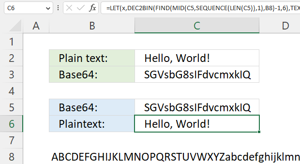 Decode Base64 to string