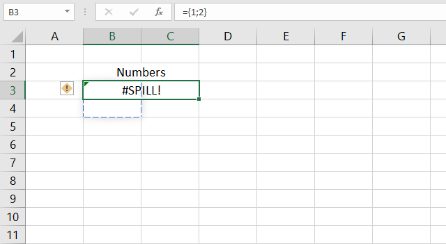 Merged cells excel 365 dynamic array formulas 1