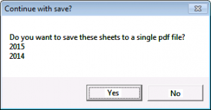 Save selected sheets to a pdf file