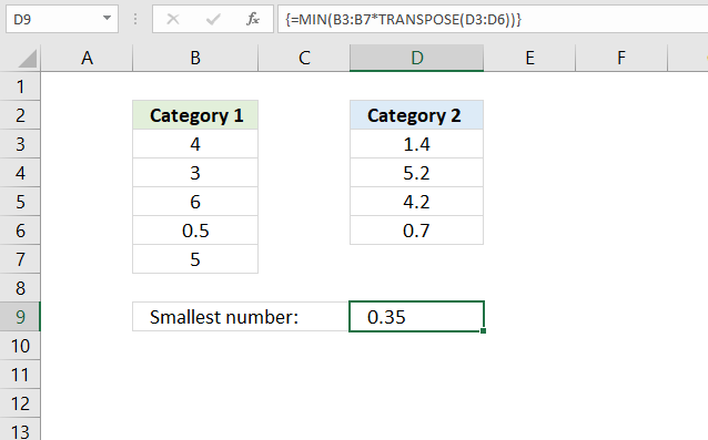 A beginners guide to Excel array formulas 1