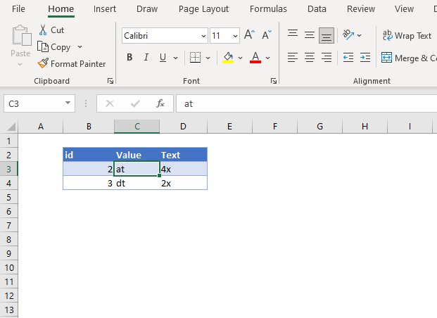 Convert Excel Table to normal range2