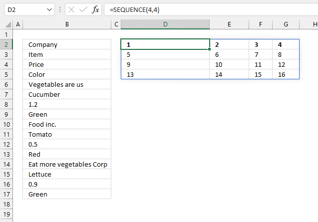 Rearrange values sequence function Excel 365