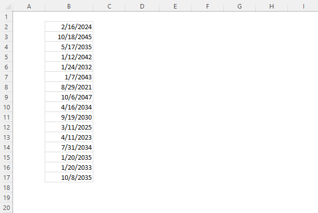 Excel Date function date order