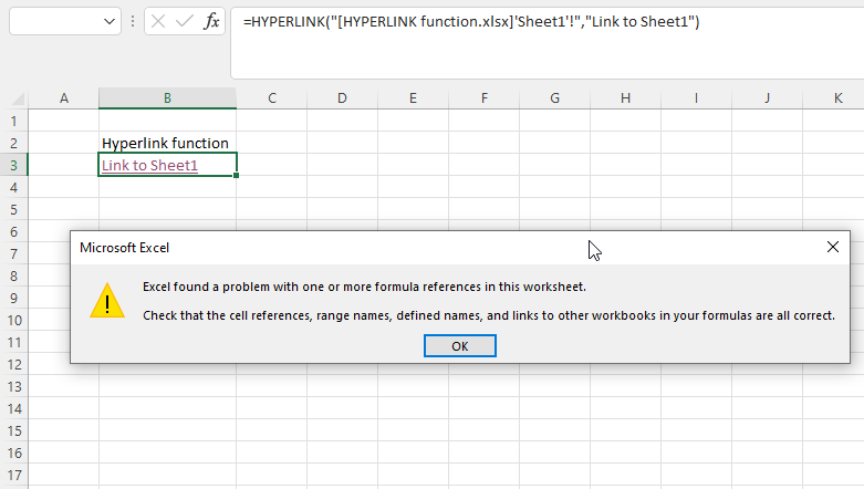 Hyperlink function error1