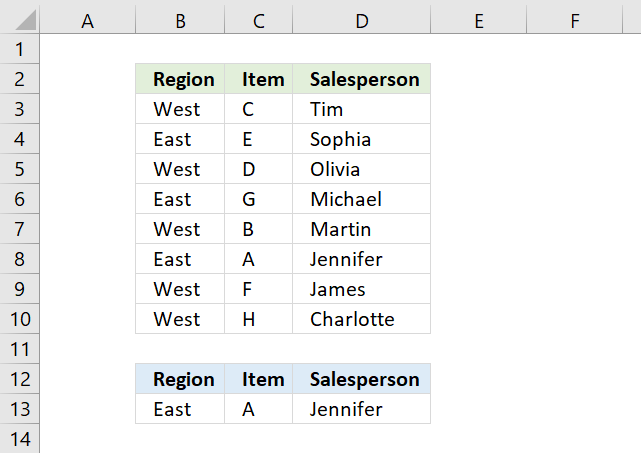 INDEX MATCH with multiple criteria