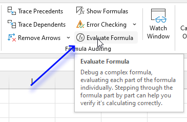 Formula not working how to troubleshoot a formula using the evaluate formula tool