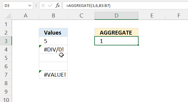 AGGREAGTE function counta