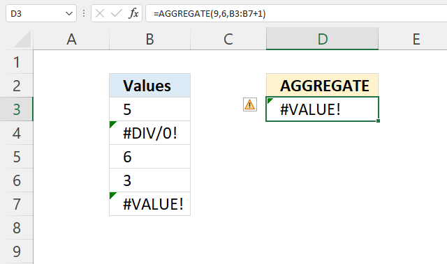 AGGREGATE function