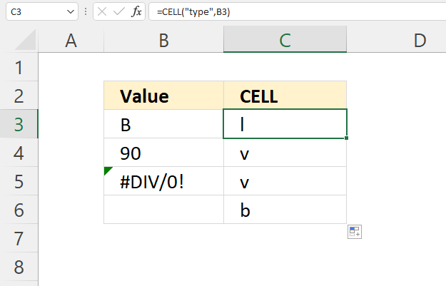 CELL function example 1