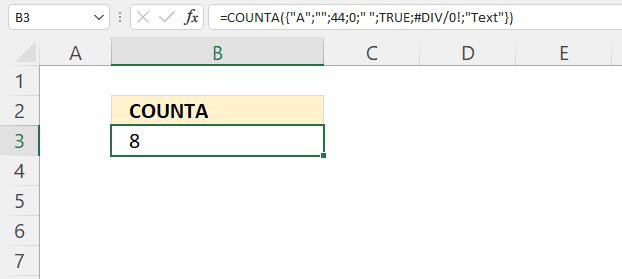 <span class='notranslate'>COUNTA</span> function arrays1