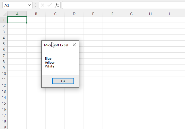 For Next statement array values