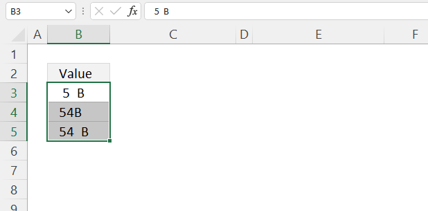 Highlight cells containing nonprintable characters setup3