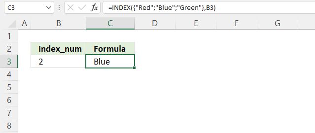 How to use the CHOOSE fucntion arrays1