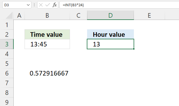 <span class='notranslate'>INT</span> function calculate hours
