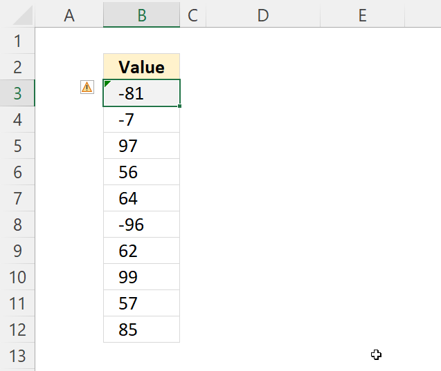 ISNUMBER function sort cells based on cell color2