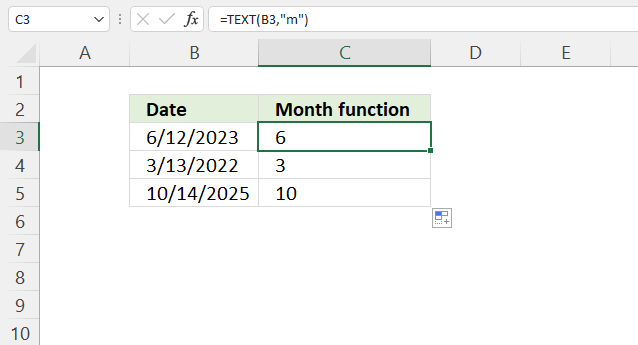 <span class='notranslate'>MONTH</span> function alternative