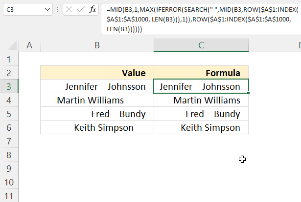 TRIM function remove only trailing space characters1