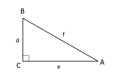 sine rightangled triangle