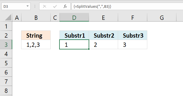 How To Use The Split Function Vba