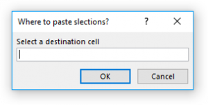 How to copy non contiguous cell ranges