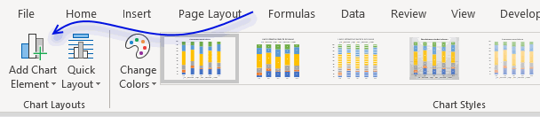 Excel Add Trendline To Stacked Bar Chart