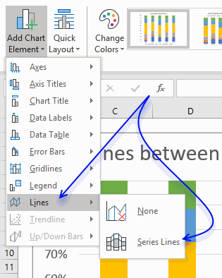 Excel Add Line To Bar Chart