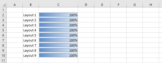 Layout tester 100