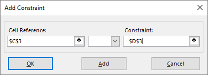 Solve linear equations subject to constraints