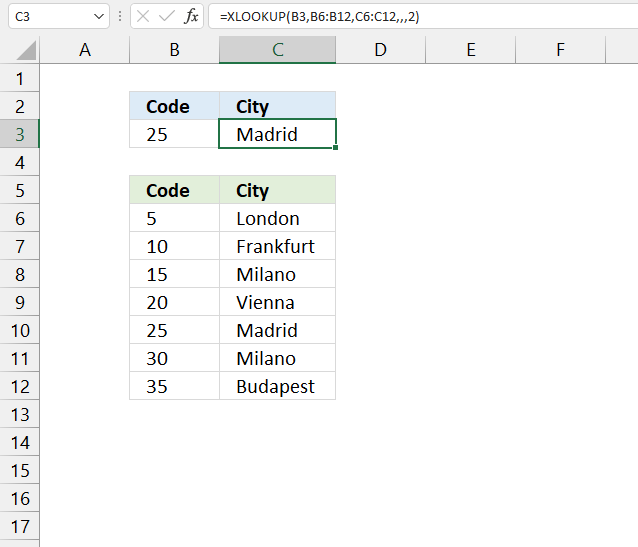 How to use the XLOOKUP function binary lookup