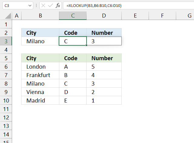 How to use the XLOOKUP function return mutliple values