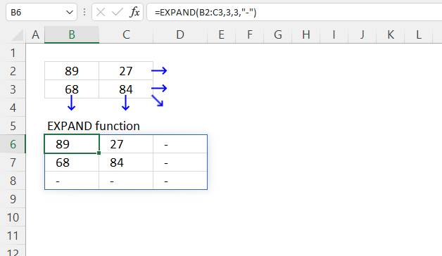 EXPAND function example1