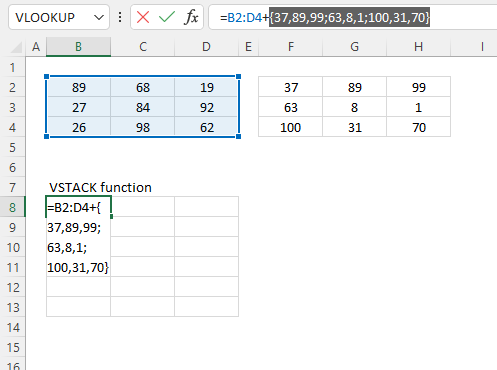 VSTACK function alternative2