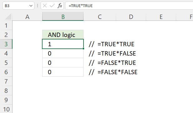 How to use the asterisk character AND logic