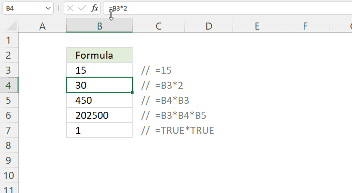 Convert relative to absolute references
