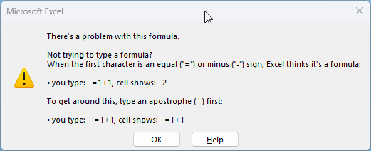 How to enter negative complex numbers in Excel3